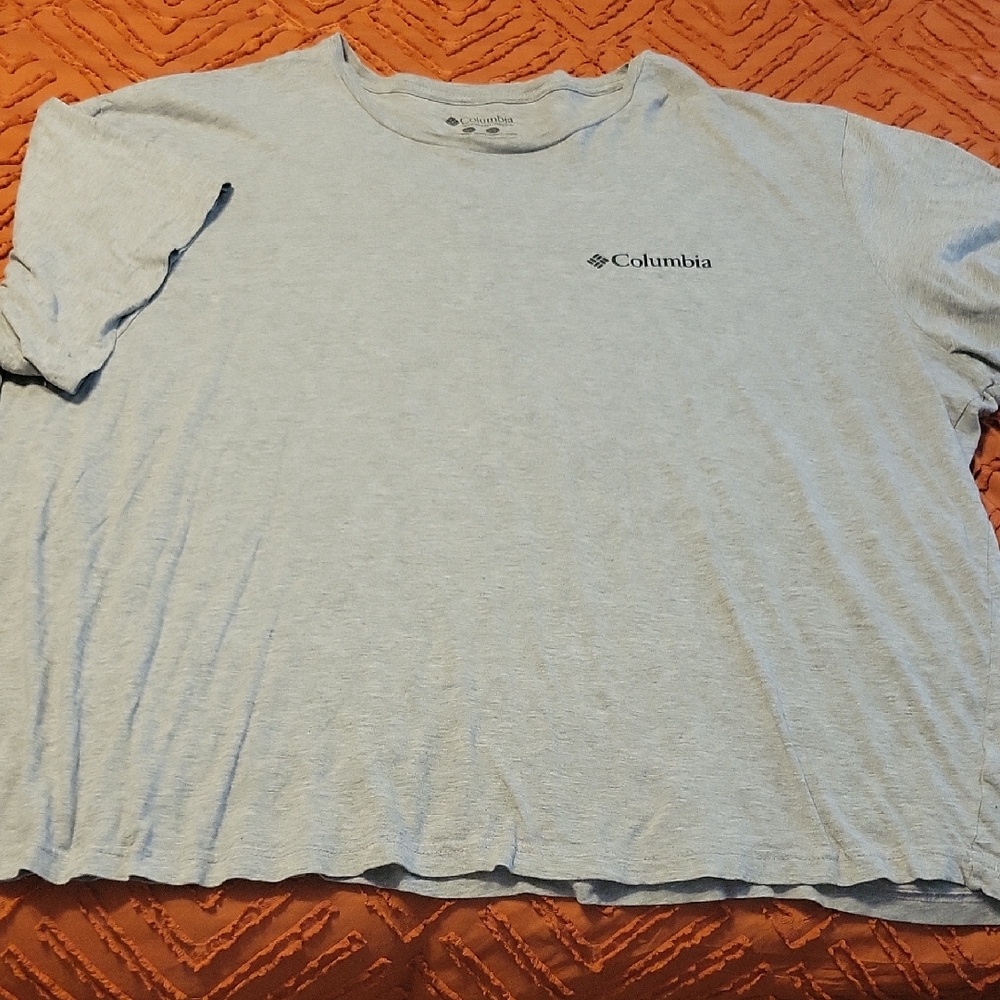 Columbia Heather Gray Casual Tee
